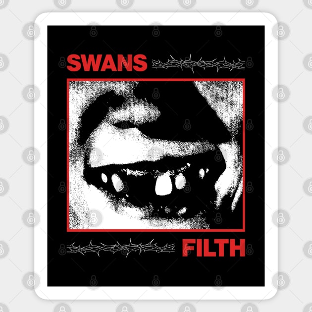 SWANS - Fanmade Sticker by fuzzdevil